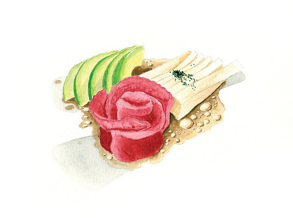 Kuni's Restaurant, Watercolor Sushi 5