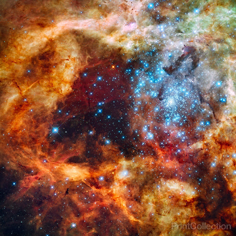 30 Doradus in Ultraviolet, Visible, and Red Light 30 Doradus in Ultraviolet, Visible, and Red Light