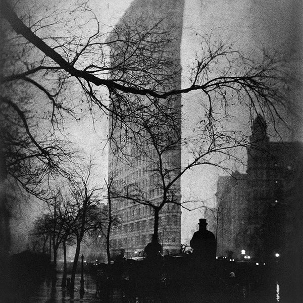 Flatiron Building at Night by Steichen, POUF CUBE Flatiron Building at Night by Steichen, POUF CUBE