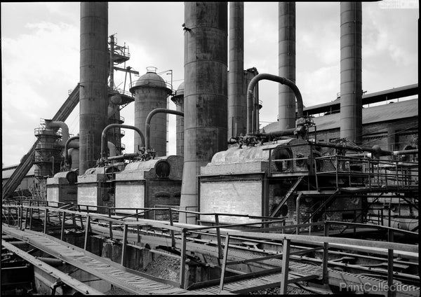 Steel Plant, General View of Boiler Units Birmingham, Alabama Steel Plant, General View of Boiler Units Birmingham, Alabama