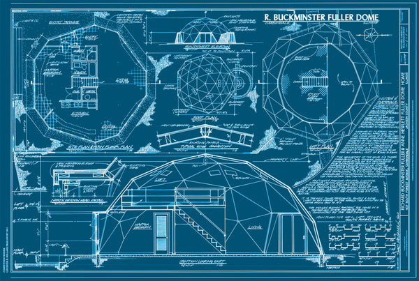 Buckminster Fuller Dome Drawings Buckminster Fuller Dome Drawings