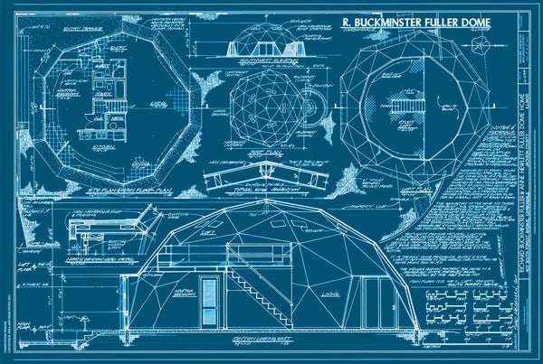Buckminster Fuller Dome Drawings Buckminster Fuller Dome Drawings