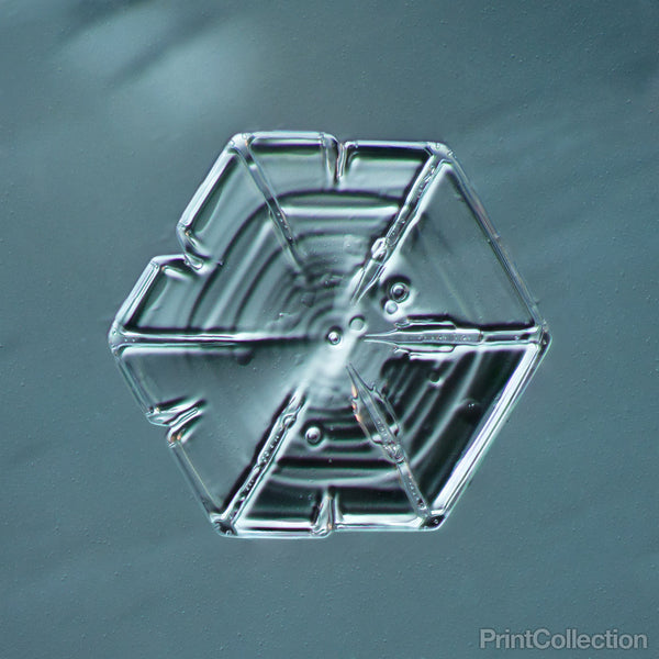 Hexagonal Plate Snowflake 002.2.14.2014 Hexagonal Plate Snowflake 002.2.14.2014