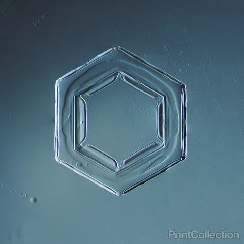 Hexagonal Plate Snowflake 003.2.9.2014.1 Hexagonal Plate Snowflake 003.2.9.2014.1