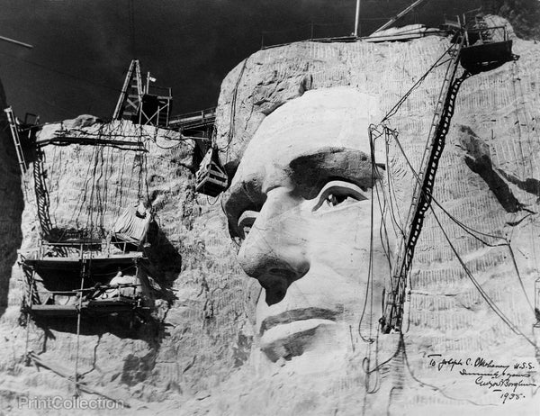 Abraham Lincoln on Mount Rushmore Abraham Lincoln on Mount Rushmore