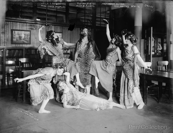 Actors in Costume for Bacchus Dance Actors in Costume for Bacchus Dance