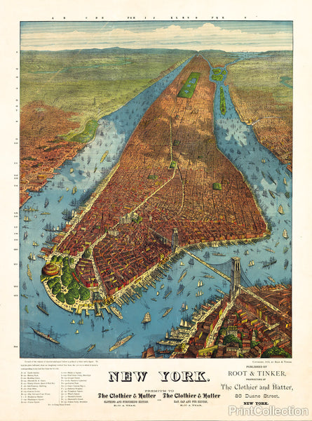 Aerial Map for Root & Tinker of New York Aerial Map for Root & Tinker of New York