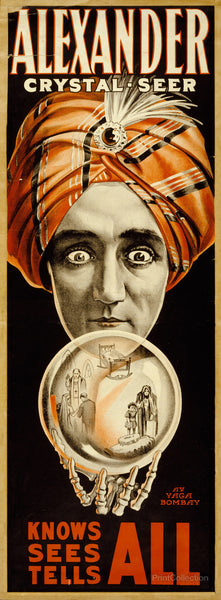 Alexander, Crystal Seer Knows, Sees, Tells All. Alexander, Crystal Seer Knows, Sees, Tells All.