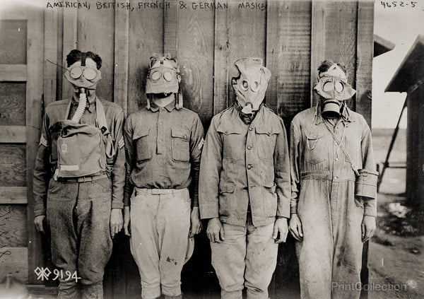 American, British, French & German Gas Masks American, British, French & German Gas Masks