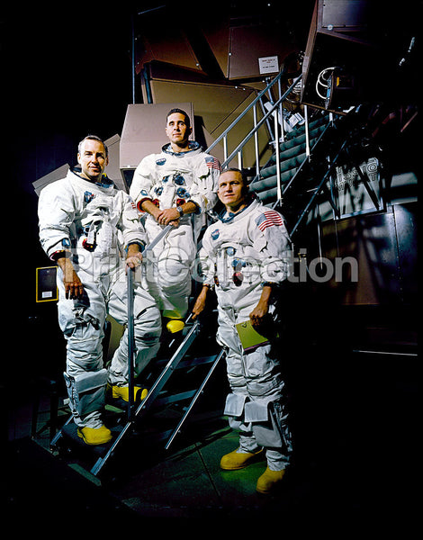 Apollo 8 Crew Photographed Posing Apollo 8 Crew Photographed Posing