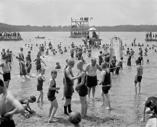 Bathing Beach, 6/19/1924 Bathing Beach, 6/19/1924