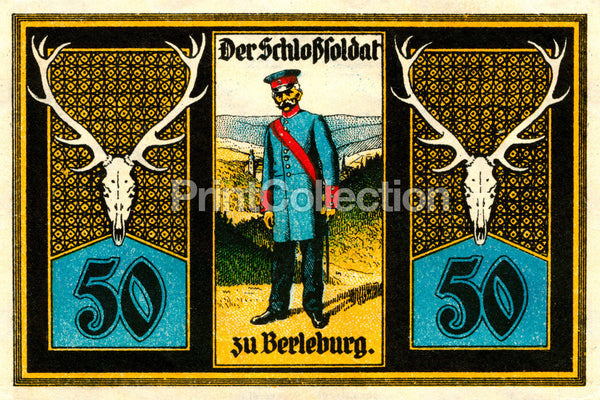 Berleburg, 50 pf, Notgeld Berleburg, 50 pf, Notgeld