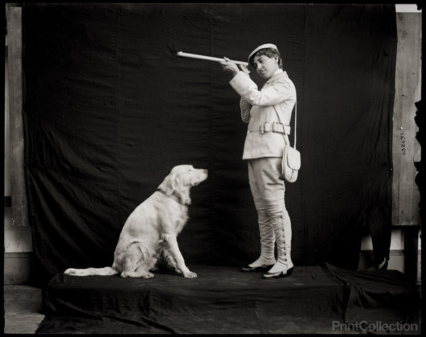 Billy and His Mistress in Hunting Poses Billy and His Mistress in Hunting Poses