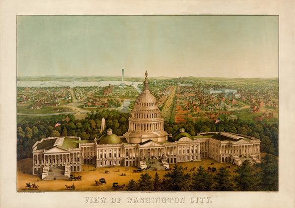 Bird's Eye View of Washington City, 1869 Bird's Eye View of Washington City, 1869