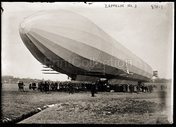 Blimp, Zeppelin No. 3, on Ground Blimp, Zeppelin No. 3, on Ground