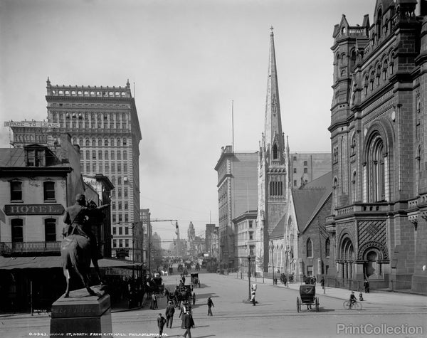 Broad Street North from City Hall Broad Street North from City Hall