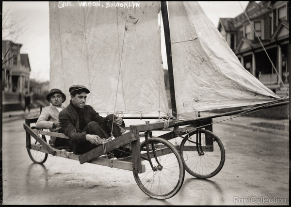 Brooklyn Boys on a Sail Wagon Brooklyn Boys on a Sail Wagon