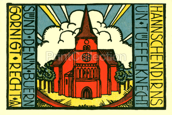 Carlow 75 pfennig, 1921 Notgeld Carlow 75 pfennig, 1921 Notgeld