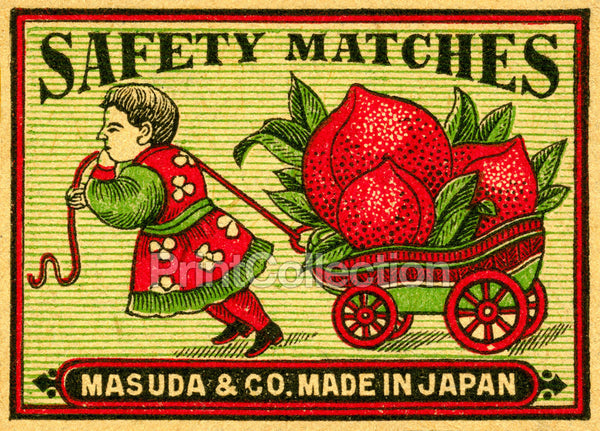Child Pulling Beets on Cart, Matches Child Pulling Beets on Cart, Matches