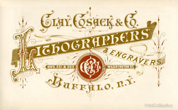 Clay, Cosack & Co Lithographers & Engravers Clay, Cosack & Co Lithographers & Engravers