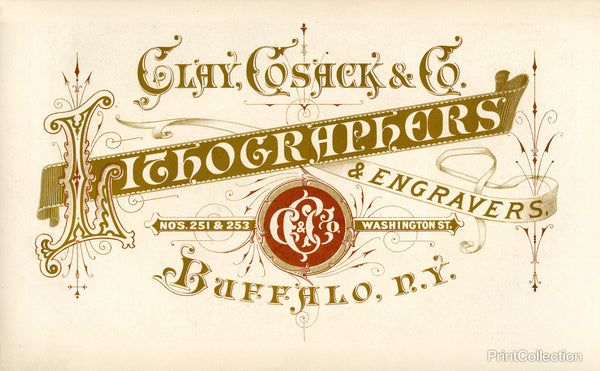 Clay, Cosack & Co Lithographers & Engravers Clay, Cosack & Co Lithographers & Engravers