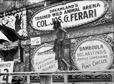 Coney Island, A Free Show Coney Island, A Free Show