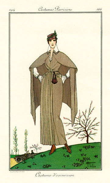 Costumes Parisiens of 1914, woman's fashion Costumes Parisiens of 1914, woman's fashion