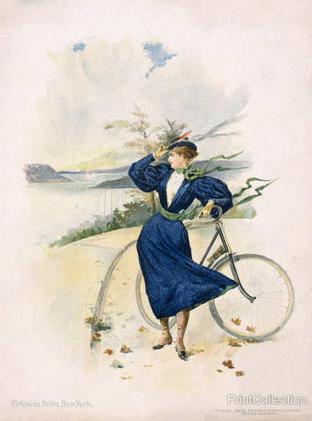 Cycling, Riverside Drive, New York