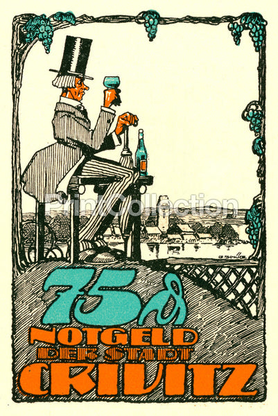 Der Stadt Crivitz Notgeld, 75PF Der Stadt Crivitz Notgeld, 75PF