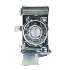 Balda 6x9 120 Camera, Watercolor Painting Balda 6x9 120 Camera, Watercolor Painting