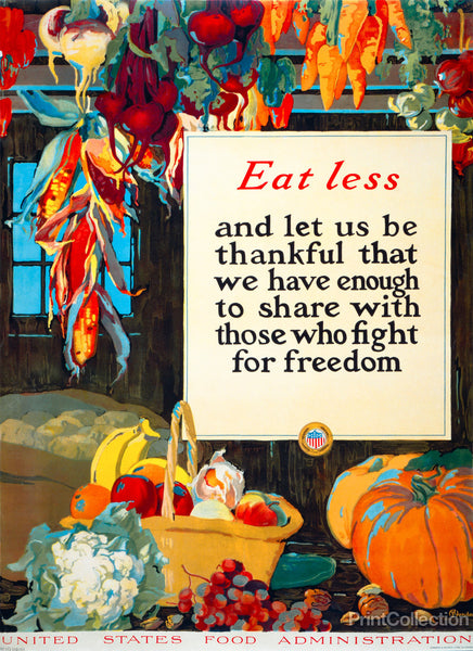 Eat Less, and Let us be Thankful Eat Less, and Let us be Thankful