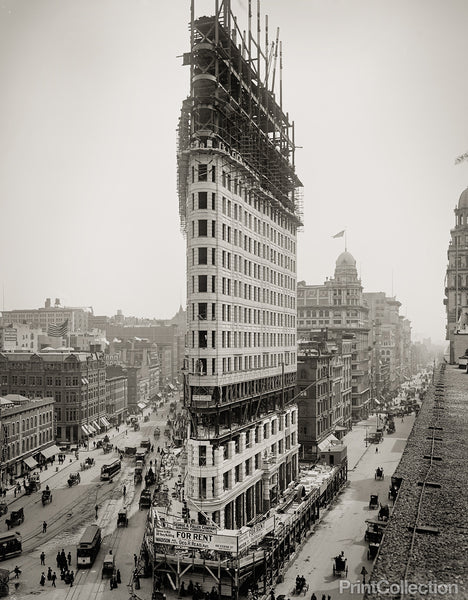 FlatIron Building Under Construction, New York, N.Y., 1902 FlatIron Building Under Construction, New York, N.Y., 1902