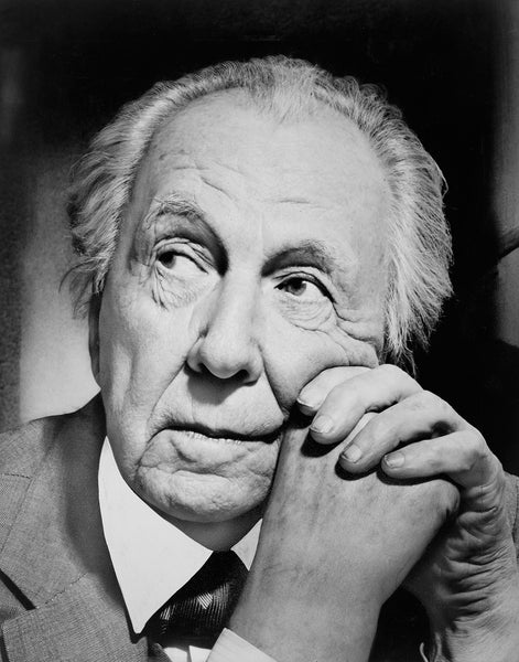Frank Lloyd Wright, Head-And-Shoulders Portrait Frank Lloyd Wright, Head-And-Shoulders Portrait
