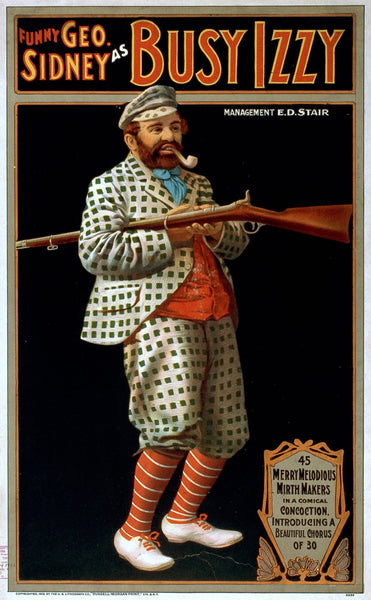 Funny George Sidney as Busy Izzy Funny George Sidney as Busy Izzy