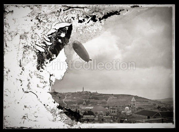 Graf Zeppelin Over Jerusalem, 1931 Graf Zeppelin Over Jerusalem, 1931