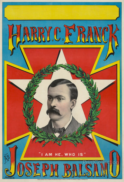 Harry C. Franck as Joseph Balsamo Harry C. Franck as Joseph Balsamo