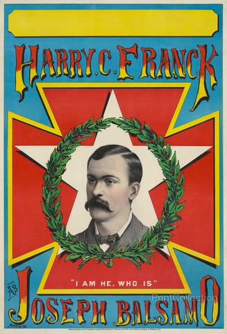 Harry C. Franck as Joseph Balsamo Harry C. Franck as Joseph Balsamo