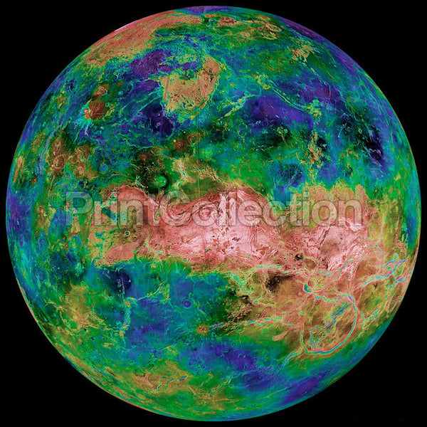 Hemispheric View of Venus Hemispheric View of Venus