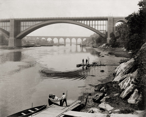 High Bridge & Washington Bridge, Harlem River, N.Y.C High Bridge & Washington Bridge, Harlem River, N.Y.C