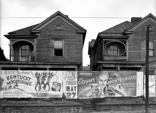 Houses with Billboard. Atlanta, Georgia Houses with Billboard. Atlanta, Georgia