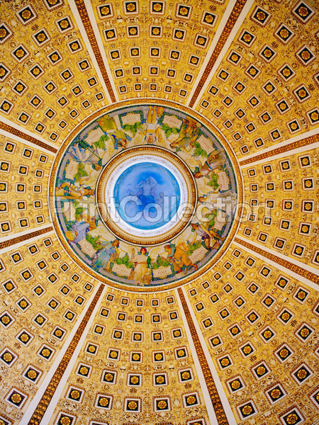 Interior of Dome, LOC, Main Reading Room Interior of Dome, LOC, Main Reading Room