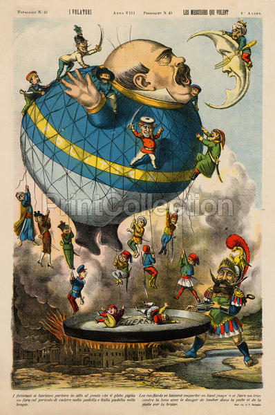 Italian Political Cartoon, 1880 Italian Political Cartoon, 1880
