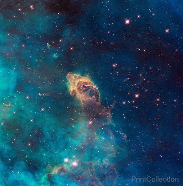 Jet in Carina: WFC3 UVIS Full Field Jet in Carina: WFC3 UVIS Full Field