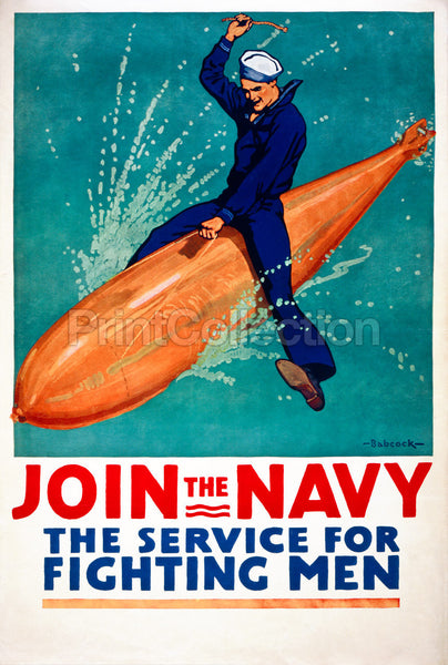 Join the Navy, the Service for Fighting Men Join the Navy, the Service for Fighting Men