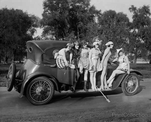 Mack Sennett Girls, Automobile Mack Sennett Girls, Automobile