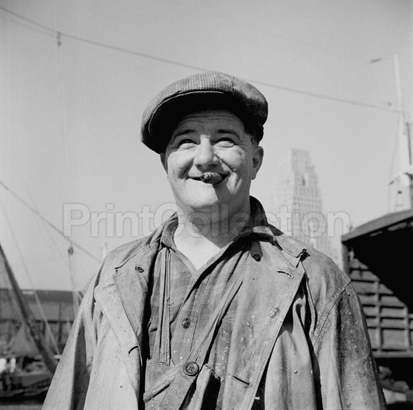 New York, New York. A Fulton Fish Market Stevedore New York, New York. A Fulton Fish Market Stevedore