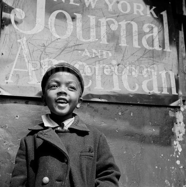 New York, New York. Harlem Newsboy New York, New York. Harlem Newsboy
