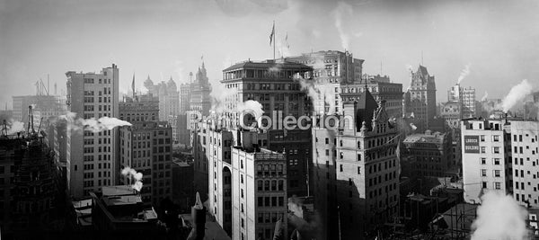 New York's Business District from Woodbridge Building New York's Business District from Woodbridge Building