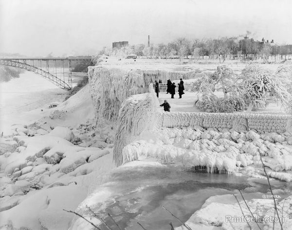 Niagara Falls Frozen Over, 1933 Niagara Falls Frozen Over, 1933