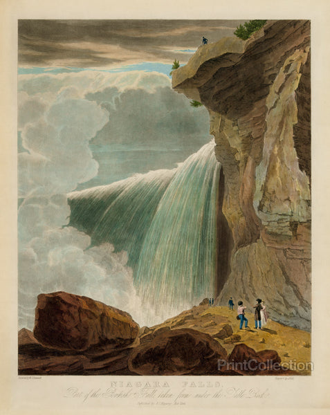 Niagara Falls View under Table Rock Niagara Falls View under Table Rock